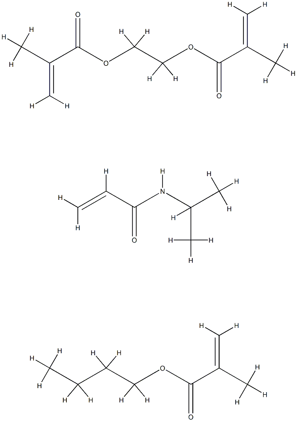 poly(N-isopropylacrylamide-co-butyl methacrylate) Struktur