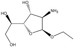 alpha-D-Glucofuranoside,ethyl2-amino-2-deoxy-(9CI) Struktur