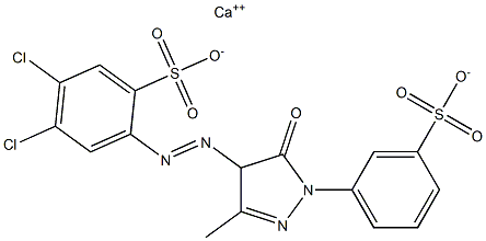 C.I. PIGMENT YELLOW 183) Struktur