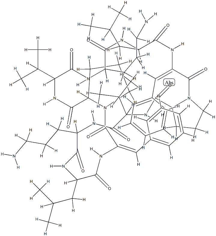 (4,4'-dehydrophenylalanine)gramicidin S Struktur