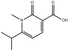 6-isopropyl-1-methyl-2-oxo-1,2-dihydro-3-pyridinecarboxylic acid(SALTDATA: FREE) Struktur