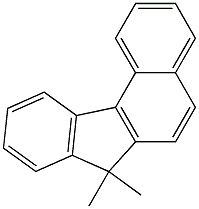 3,4-Benzo-9,9-dimethyl-fluoren Structure