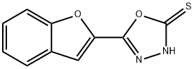 5-(1-benzofuran-2-yl)-1,3,4-oxadiazole-2-thiol Struktur