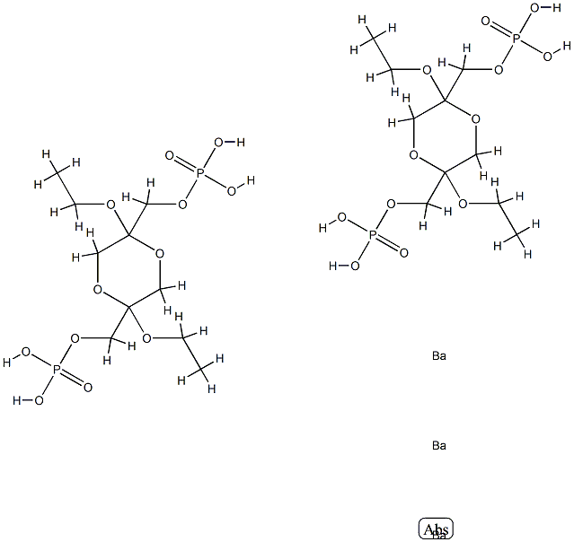 dihydroxyacetone phosphate ethyl hemiacetal dimer barium Struktur