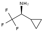 CyclopropaneMethanaMine,-(trifluoroMethyl)-,(S)- Struktur