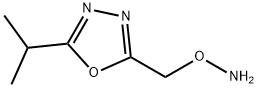 1,3,4-Oxadiazole,2-[(aminooxy)methyl]-5-(1-methylethyl)-(9CI) Struktur