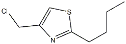 2-butyl-4-(chloromethyl)-1,3-thiazole Struktur