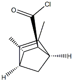 Bicyclo[2.2.1]hept-5-ene-2-carbonyl chloride, 3,6-dimethyl-, (2-endo,3-exo)- (9CI) Struktur