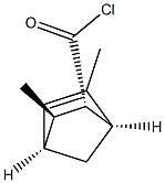 Bicyclo[2.2.1]hept-5-ene-2-carbonyl chloride, 3,6-dimethyl-, (2-exo,3-endo)- (9CI) Struktur