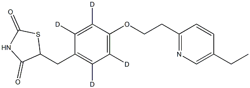 PIOGLITAZONE-D4 Struktur