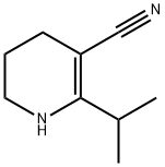 3-Pyridinecarbonitrile,1,4,5,6-tetrahydro-2-(1-methylethyl)-(9CI) Struktur