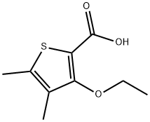 2-Thiophenecarboxylicacid,3-ethoxy-4,5-dimethyl-(9CI) Struktur