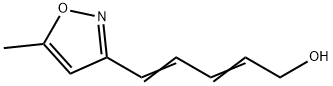 2,4-Pentadien-1-ol,5-(5-methyl-3-isoxazolyl)-(9CI) Struktur