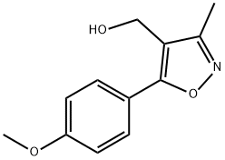 4-Isoxazolemethanol,5-(4-methoxyphenyl)-3-methyl-(9CI) Struktur