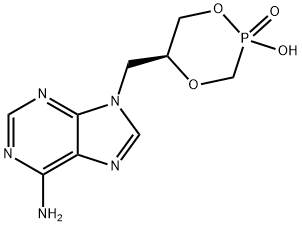 cyclic-9-(3-hydroxy-2-phosphonylmethoxypropyl)adenine Struktur