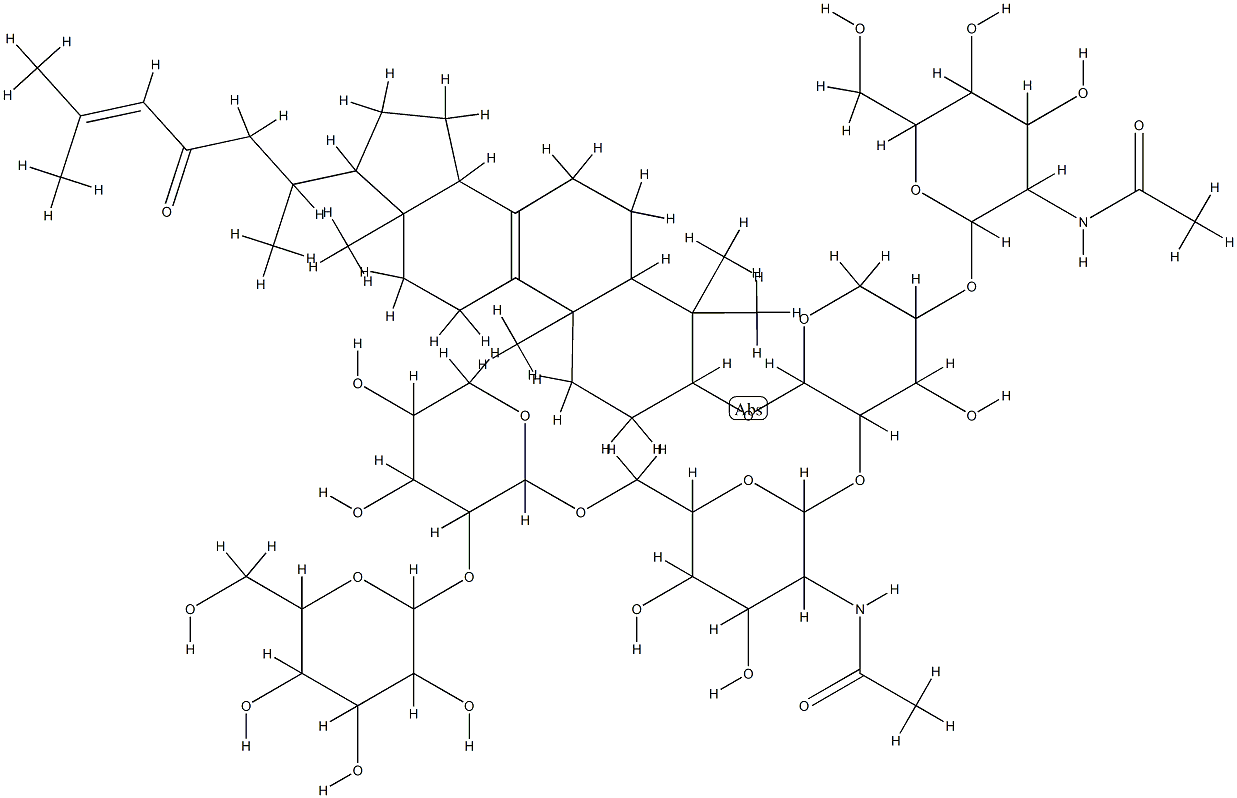 sarasinoside B1 Struktur