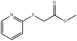 methyl 2-(pyridin-2-ylsulfanyl)acetate Struktur