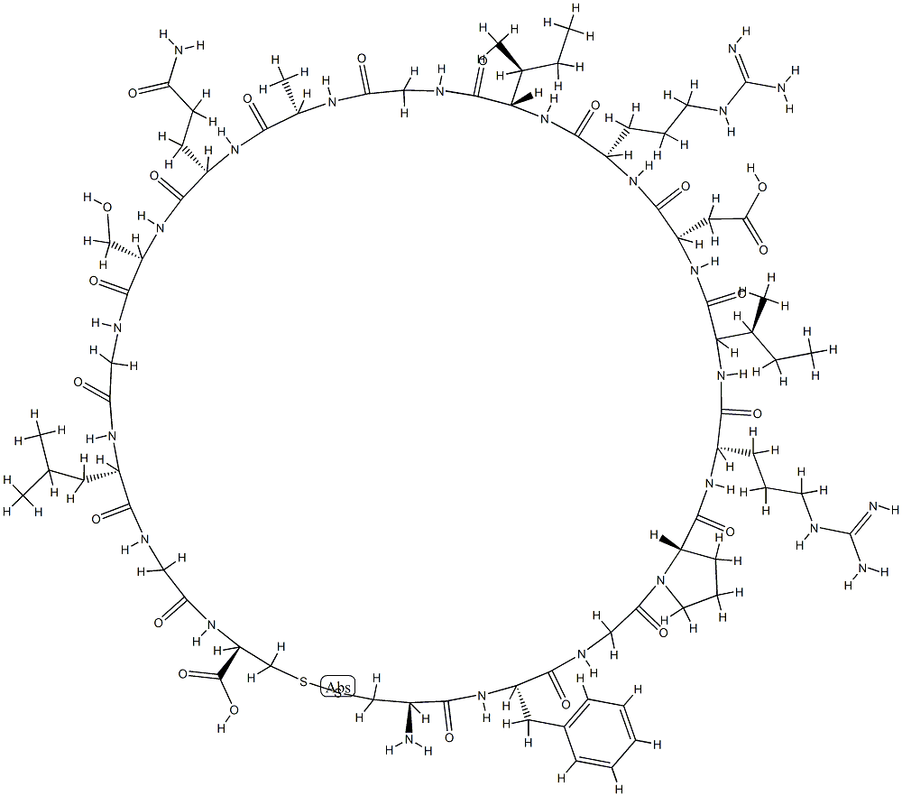 atrial natriuretic factor (7-23), Pro(10)- Struktur