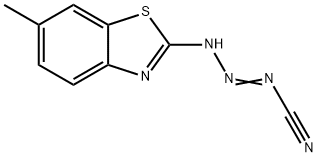 3-Triazenecarbonitrile,1-(6-methyl-2-benzothiazolyl)-(6CI) Struktur