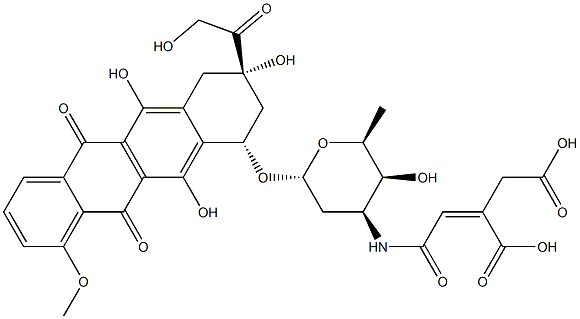 aconityldoxorubicin Struktur