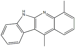 5H-Quinindoline, 4,11-dimethyl- Struktur