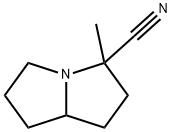 1H-Pyrrolizine-3-carbonitrile,hexahydro-3-methyl-(6CI) Struktur