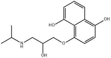 4,8-dihydroxypropranolol Struktur