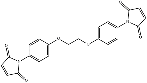 1,4-BIS(4-MALEIMIDOPHENOXY)ETHANE Struktur