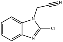 1H-Benzimidazole-1-acetonitrile,2-chloro-(9CI) Struktur