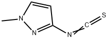 1H-Pyrazole,3-isothiocyanato-1-methyl-(9CI) Struktur