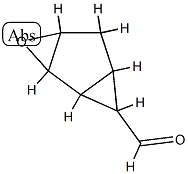 3-Oxatricyclo[4.1.0.02,4]heptane-7-carboxaldehyde,  (1-alpha-,2-bta-,4-bta-,6-alpha-,7-bta-)-  (9CI) Struktur