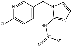 1H-IMidazol-2-aMine,1-[(6-chloro-3-pyridinyl)Methyl]-N-nitro Struktur