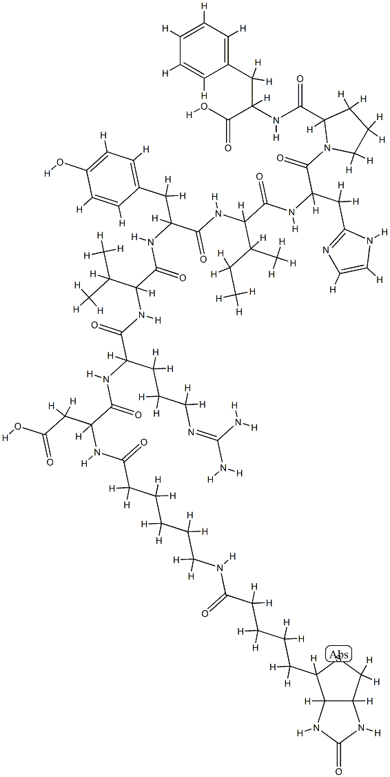 Bio-ahx-angiotensin II Struktur