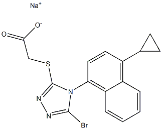 RDEA-594 sodiuM Struktur