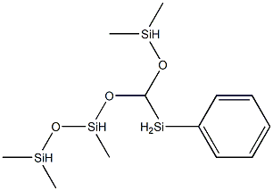 METHYLHYDROSILOXANE, PHENYLMETHYLSILOXANE COPOLYMER, HYDRIDE TERMINATED Structure