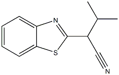 2-Benzothiazoleacetonitrile,alpha-(1-methylethyl)-(9CI) Struktur