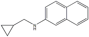 N-(cyclopropylmethyl)naphthalen-2-amine Struktur