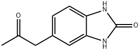 2H-Benzimidazol-2-one,1,3-dihydro-5-(2-oxopropyl)-(9CI) Struktur