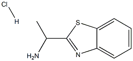 1-(1,3-benzothiazol-2-yl)ethanamine hydrochloride Struktur