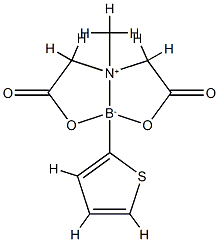 2-Thiopheneboronic acid MIDA ester Struktur