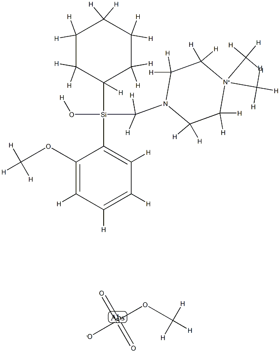 2-methoxy-sila-hexocyclium Struktur