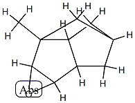 3,5-Methanopentaleno[1,2-b]oxirene,  octahydro-1b-methyl-,  (1-alpha-,1b-bta-,3-alpha-,4a-bta-,5-alpha-,5a-alpha-)-  (9CI) Struktur