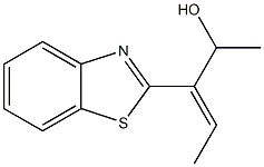 2-Benzothiazoleethanol,beta-ethylidene-alpha-methyl-(9CI) Struktur