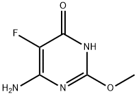 4(1H)-Pyrimidinone,6-amino-5-fluoro-2-methoxy-(9CI) Struktur