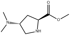 methyl (4R)-4-(dimethylamino)-L-prolinate(SALTDATA: 2HCl) Struktur