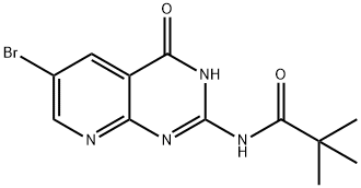 N-(6-bromo-4-hydroxypyrido[2,3-d]pyrimidin-2-yl)pivalamide(WXC05947) Struktur