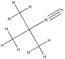 2-[(13C)Isocyano]-2-methylpropane Struktur