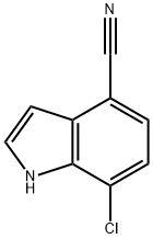 7-氯-1H-吲哚-4-腈, 1167056-48-5, 結(jié)構(gòu)式