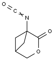 3-Oxabicyclo[3.1.1]heptan-2-one,1-isocyanato-(9CI) Struktur