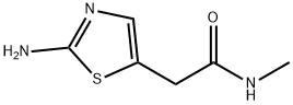 2-(2-amino-1,3-thiazol-5-yl)-N-methylacetamide(SALTDATA: FREE) Struktur